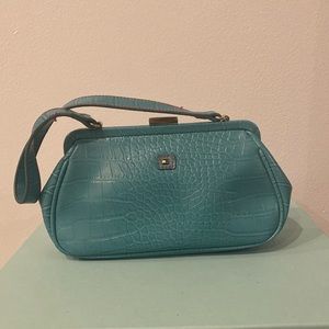 Vintage Tommy Hilfiger Turquoise Shoulder Bag